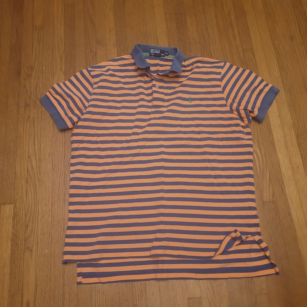 RALPH LAUREN POLO GREEN PONY XL STRIPED 90S 2000S